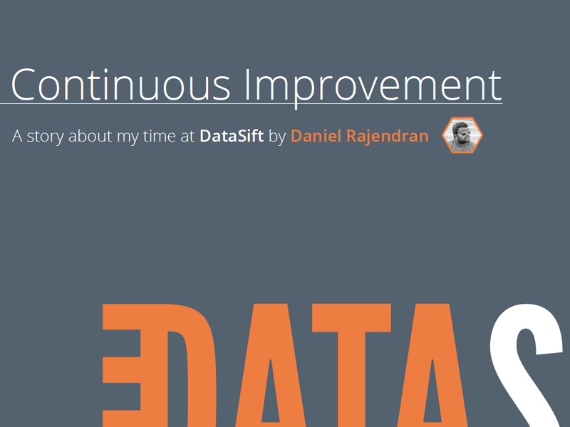 Continuous Improvement - A DataSift Story