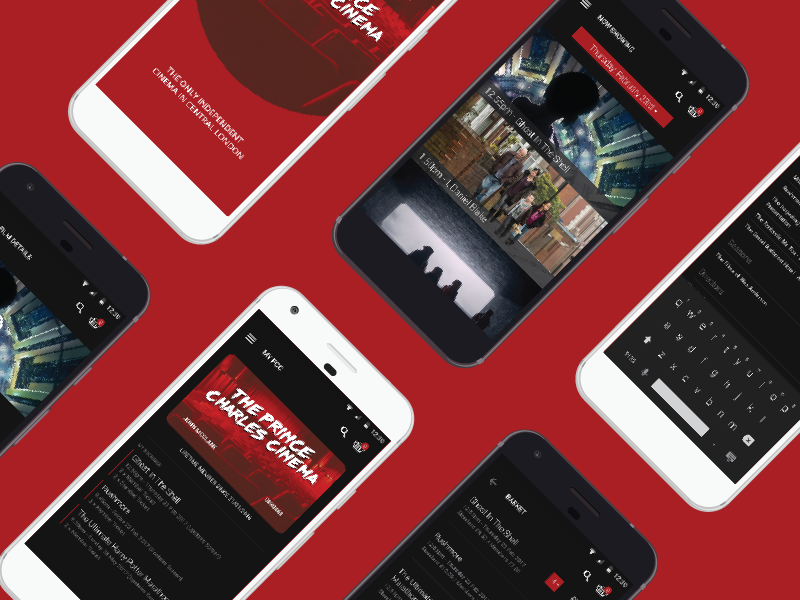 Prince Charles Cinema - A mobile app concept